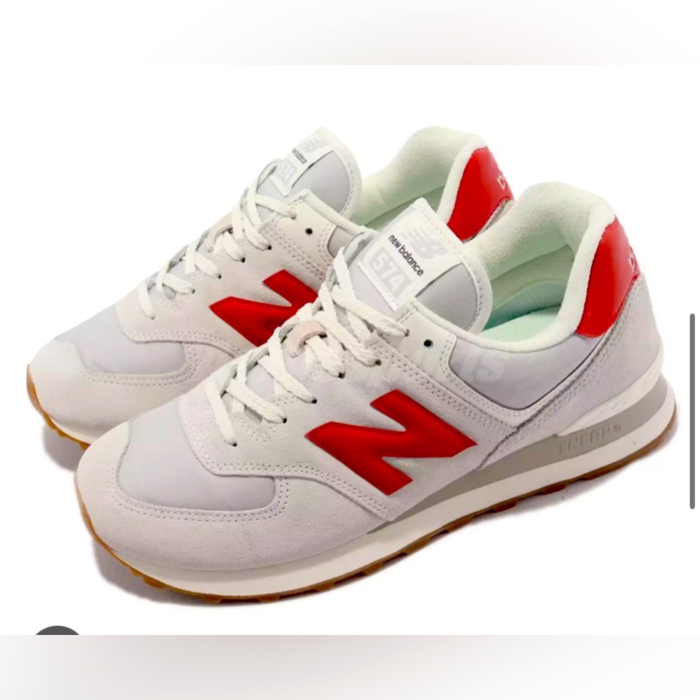 New Balance 574 Red Alloy Women Size 9